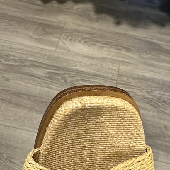 Nordstrom Abound Abgiada Raffia Sandals Size 7.5 - Picture 7 of 7